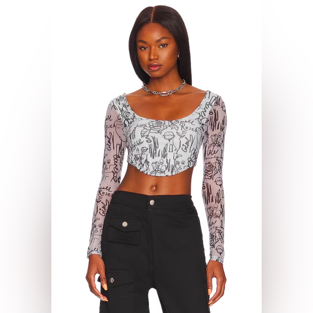 Superdown Kora Mesh Top
